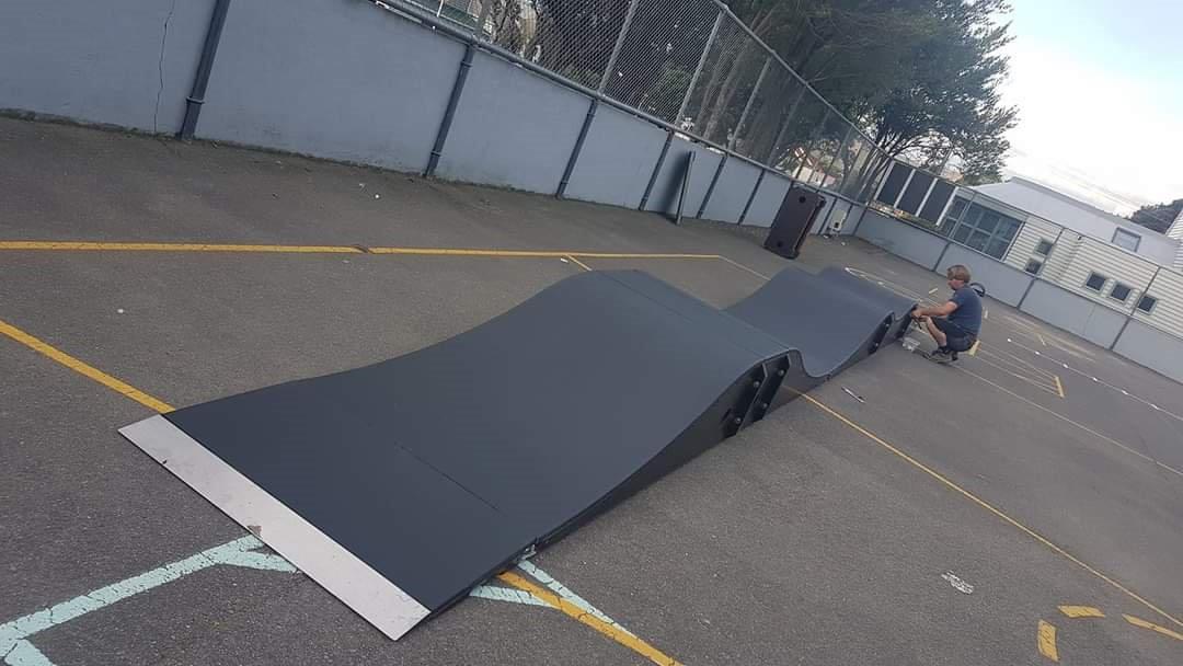 portable pump track