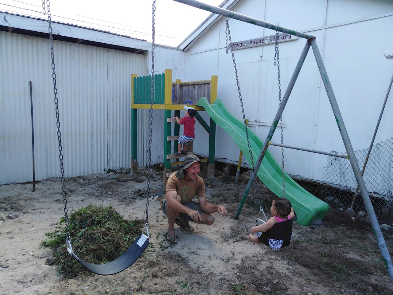 It's all ready to go! - Vava'u Community Library - Playground Project ...