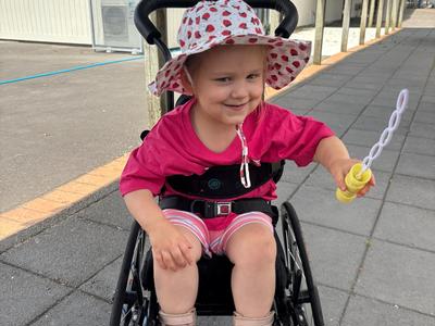 Help Aubree Move, Speak, and Shine—Support Her Journey at NAPA Wellington