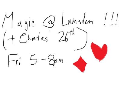 Charles' magic show fundraiser at the Lumsden Friday 5pm - 8pm - loneliness NZ