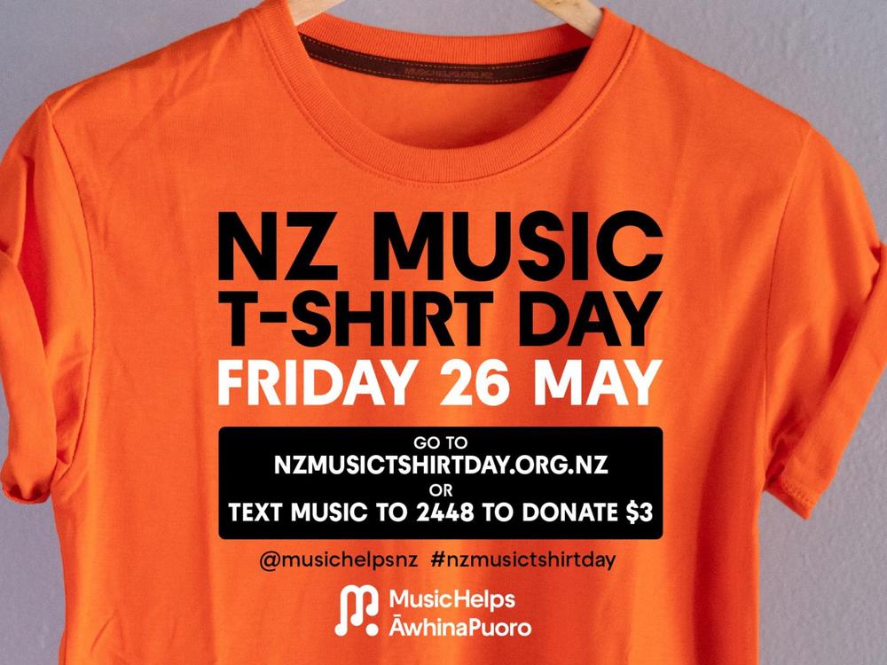 MusicHelps TShirt Day 26 May 2023 Givealittle
