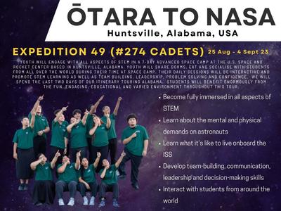 Ōtara to the World - NASA Space Camp U.S.A