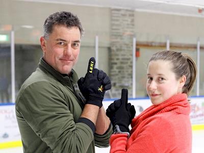 Stars on Ice – Rachel (Southern Lakes Heli Ski) and Milne (Queenstown Ice Arena