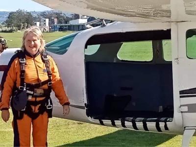 Jumping for Rotorua Hospice