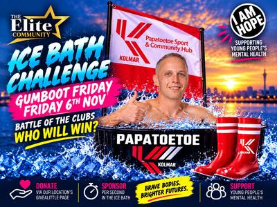 Papatoetoe Ice Bath Challenge – Francis McCormick