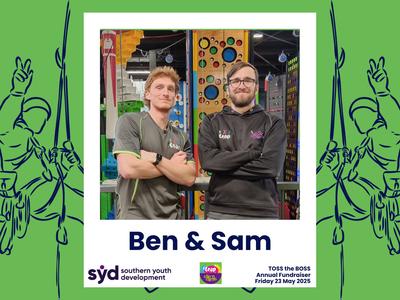 Ben & Sam abseiling for rangatahi in Otago!