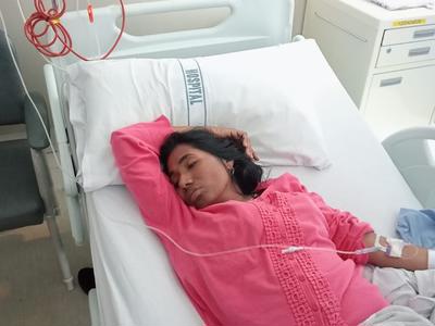 Help Pancreatic Cancer patient Abitha and family go back to Kerala,India safely