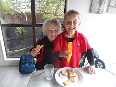 Connor and Daniel Walk For Little Sprouts 2015