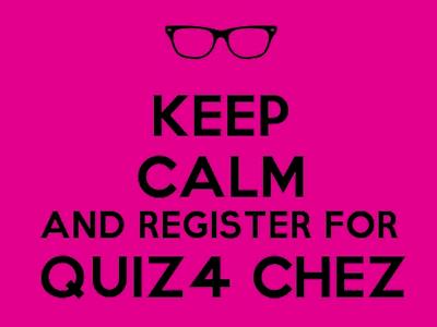Registrations for Quiz 4 Chez 31/10/15