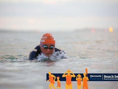 Longest swim in my life to fund raise for Dove Hospice