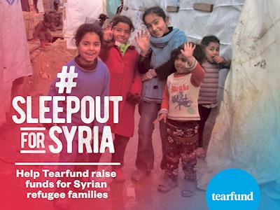 #SleepOutForSyria