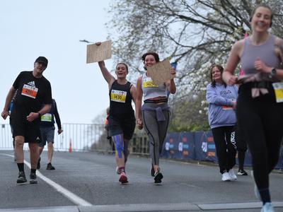 Kaia and Clara's Half Marathon for Children of Palestine