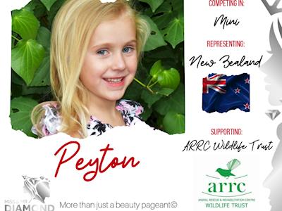 Peyton Carroll - Miss Mini Diamond International Finalist 2020 - Team NZ