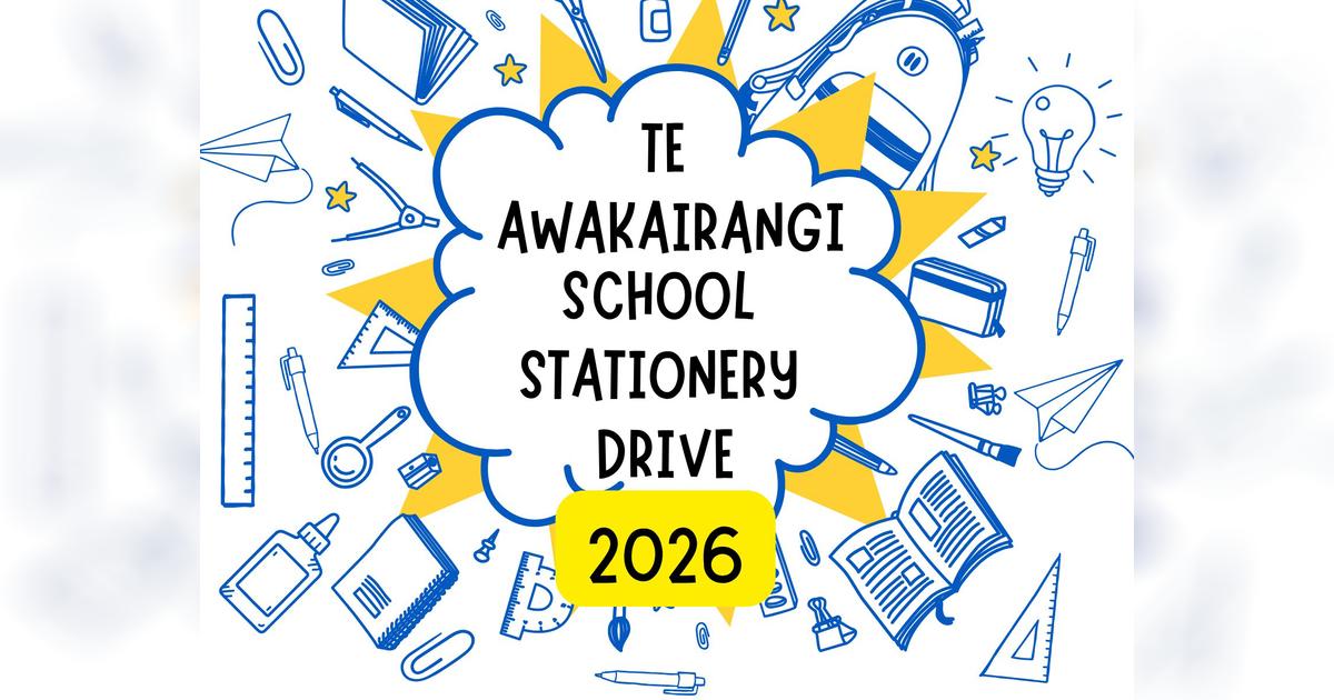 Te Awakairangi School Stationery Drive - Together for Our Kids ...