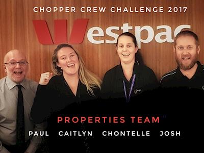 Chopper Appeal Crew Challenge - Properties Team