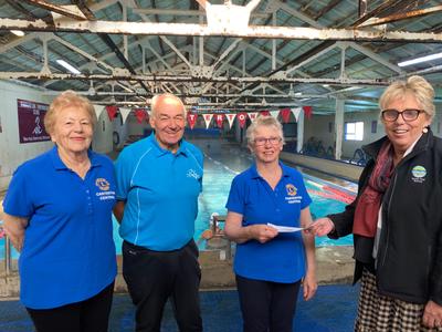 75 lengths for 75 years of age. I am proudly a Great Grandmother.