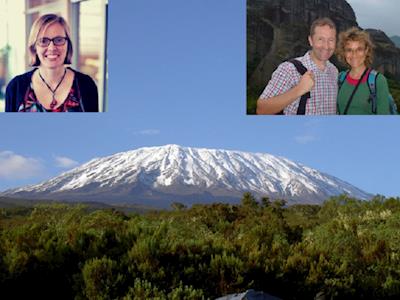 Climbing in Africa to support Cambodians