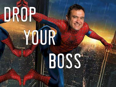 Spidey-Vaughan abseiling for our youth 