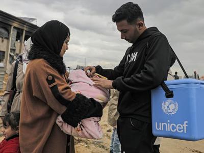 Sowing seeds of hope for children of Gaza