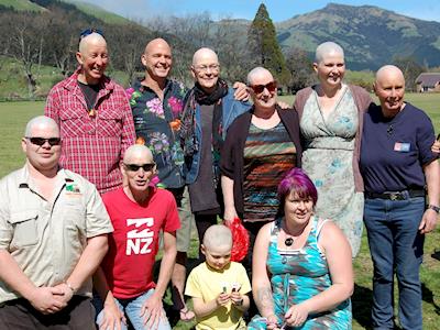 Shaving Heads for Bowel Cancer