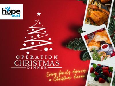 Operation Christmas Dinner. Giving the gift of Christmas dinner.