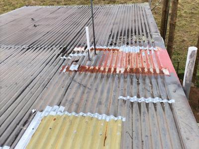 New Roof for Main House Kitchen