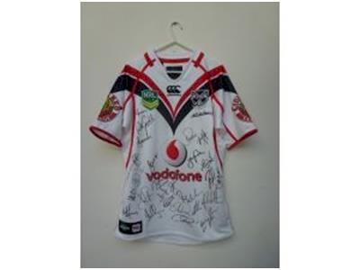 Win a signed Vodafone Warriors Jersey and ball. 