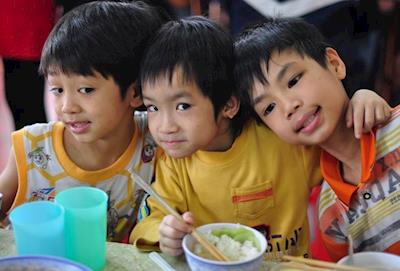 Make a dish to make a difference and give children in crisis a seat at the table