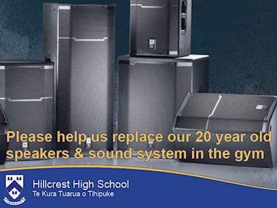 Replace Hillcrest High Schools sound system
