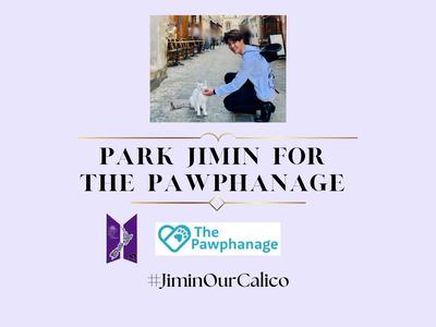 Jimin of BTS for The Pawphanage