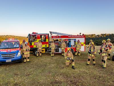 Supporting the Laingholm Volunteer Fire Brigade to serve its community.