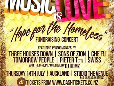 Music is Love - Hope for the homeless