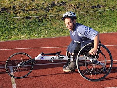 Help send Northland track chair racing champ, Jaden, to Athletics NZ Para Development Camp in Christchurch