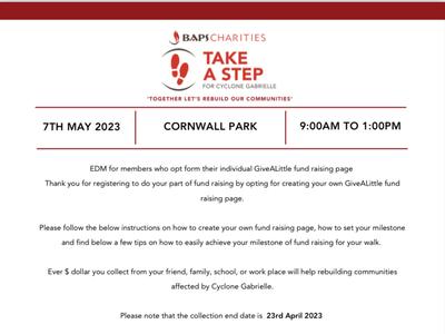 Take step to Help Community.