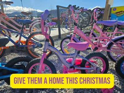 Give the gift of wheels this Christmas... Fund the OneBike Kids' Bike Container!