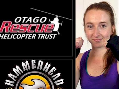 Sarah MacRae fundraising for Otago Rescue Helicopter Trust