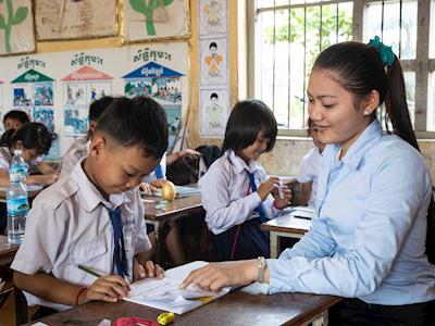 Give teachers materials to teach with.