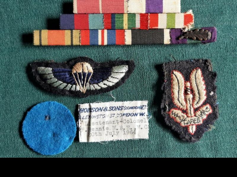 Closing 172059 - Lt Col Rennie's RIP badges and ribbons - Givealittle