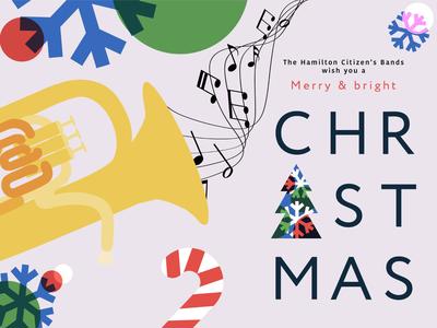 Christmas Carolling - live music on the streets of Hamilton raising funds for Hamilton brass bands