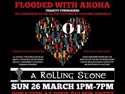 "Flooded With Aroha" Charity Fundraiser