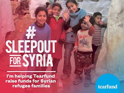 Sleeping Out to raise funds for refugees from Syria
