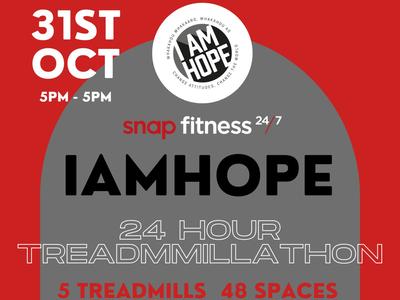 Snap Fitness Member for I AM HOPE 2023 - 24 HOUR Treadmillathon