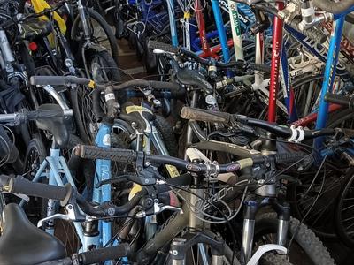 We're overflowing with bikes!