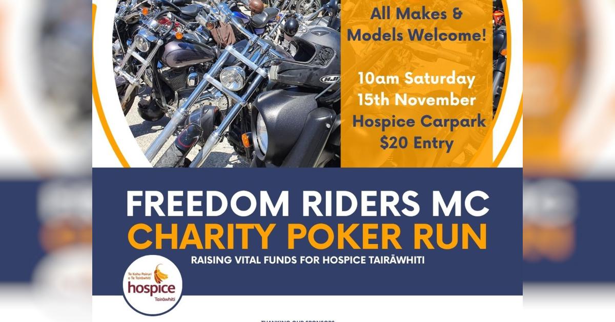 Gisborne's Freedom Riders MC Charity Poker Run - Givealittle