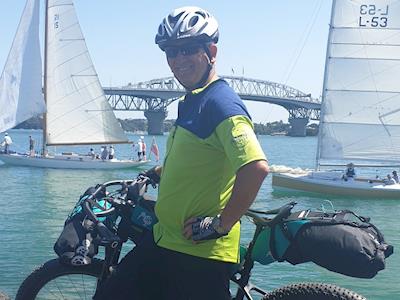 Lew's 3000km self supported Tour Aotearoa bike ride for Kidney Kids