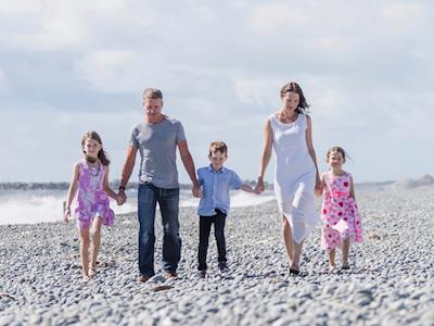 Kiwi family getting ready to volunteer in South East Asia. 