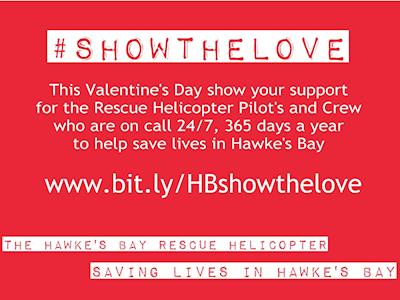 Show the Love for your Rescue Helicopter on Valentine's Day