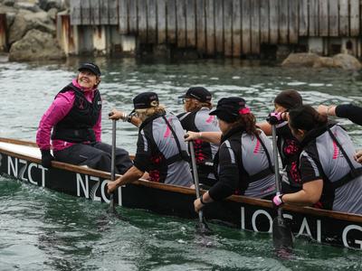 Breast cancer survivors representing New Zealand at 14th IDBF Club Crew World Championships