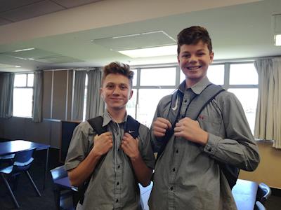 Reuben, Nathan and Seamus's Head shave