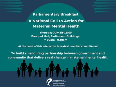National Call to Action for Maternal Mental Health - Parliamentary Breakfast